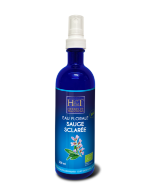 Organický hydrolát Šalvěj muškátová, lat. Salvia sclarea. Nakupujte poctivé a kvalitní hydroláty z francouzské laboratoře H&T.