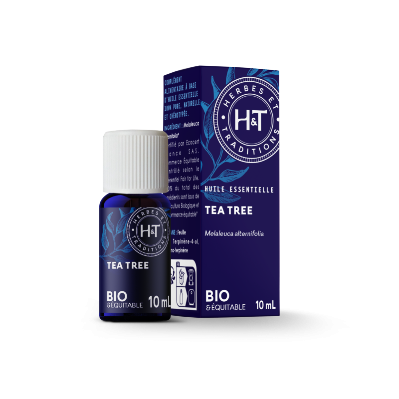 Bio éterický olej Tea Tree, Čajovník - 10 ml | čisté a přírodní éterické olej od francouzského výrobce | aromaterapie Byliny a Tradice
