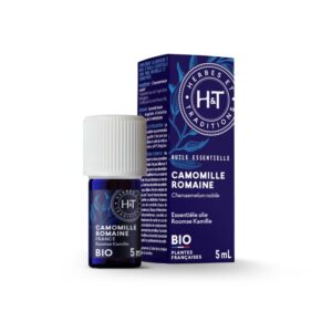 BIO éterický olej Heřmánek římský, 5 ml, Anthemis nobilis. Čistě přírodní esenciální olej od francouzské laboratoře Herbes et Traditions.