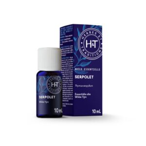 Éterický olej Mateřídouška, Thymus serpyllum. 100% přírodní, z divokého sběru. Objevte kvalitní a čistě produkty od francouzského výrobce.